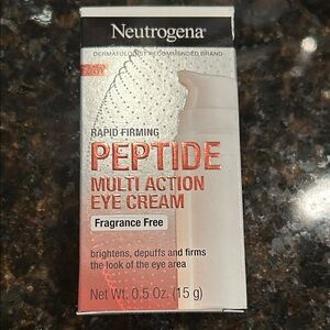 Neutrogena Rapid Firming Peptide Multi Action Eye Cream Fragrance Free 0.5 oz